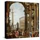 The Philosopher Diogenes Throwing Down His Bowl-Giovanni Paolo Panini-Premier Image Canvas