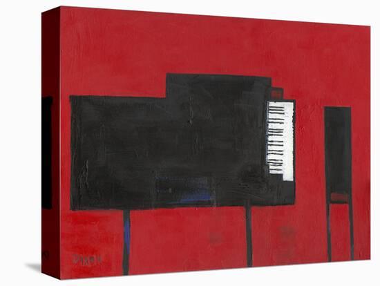 The Piano-Samuel Dixon-Stretched Canvas
