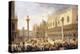 The Piazzetta, Venice, from the Bacino-Luca Carlevaris-Premier Image Canvas