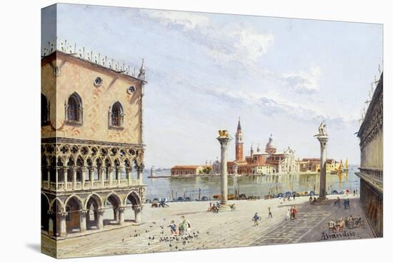The Piazzetta, Venice, with San Giorgio Maggiore Beyond-Antonietta Brandeis-Premier Image Canvas