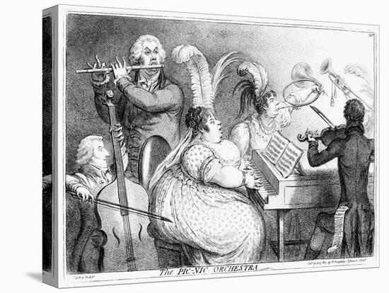 The Pic-Nic Orchestra, James Gilray, 1802-James Gillray-Premier Image Canvas