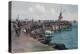 The Pier and Cosies, Gorleston-On-Sea-Alfred Robert Quinton-Premier Image Canvas