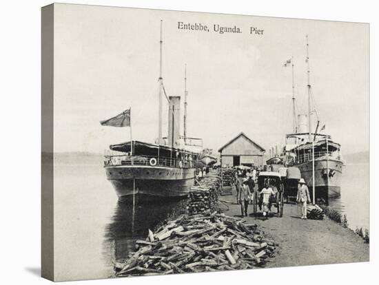 The Pier at Entebbe, Uganda - Lake Victoria-null-Premier Image Canvas
