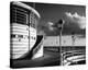 The Pier Worthing B&W-Jo Crowther-Stretched Canvas