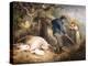 The Piggery, 1790-1791 (Oil on Canvas)-George Morland-Premier Image Canvas