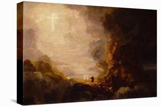 The Pilgrim of the Cross at the End of His Journey, C. 1846-48 (Oil on Canvas)-Thomas Cole-Premier Image Canvas