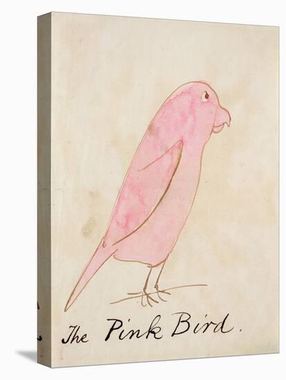 The Pink Bird, from 'sixteen Drawings of Comic Birds'-Edward Lear-Premier Image Canvas