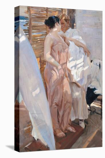 The Pink Robe. after the Bath-Joaquín Sorolla y Bastida-Premier Image Canvas