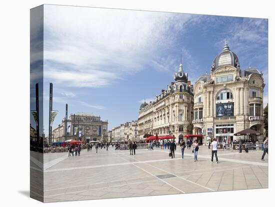 The Place De La Comedie, Montpellier, Languedoc-Roussillon, France, Europe-David Clapp-Premier Image Canvas