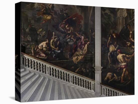 The Plague in Venice-Antonio Zanchi-Premier Image Canvas