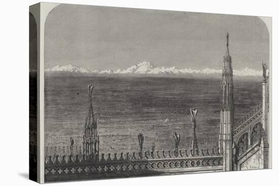 The Plains of Lombardy from the Roof of Milan Cathedral-Samuel Read-Premier Image Canvas