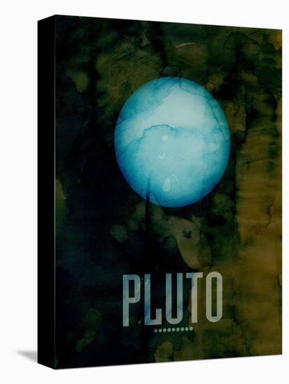 The Planet Pluto-Michael Tompsett-Stretched Canvas