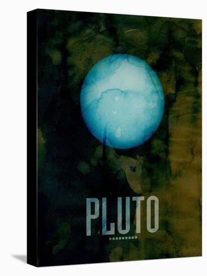 The Planet Pluto-Michael Tompsett-Stretched Canvas