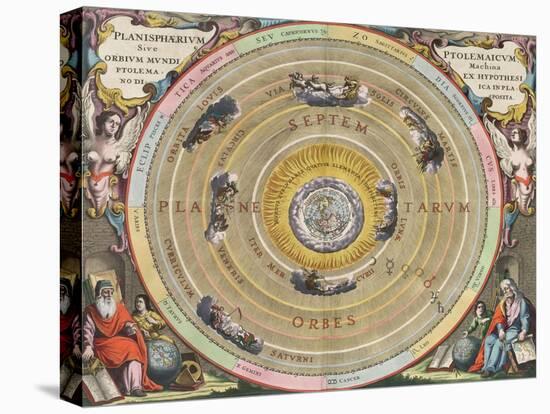 The Planisphere of Ptolemy, Harmonia Macrocosmica, 1660-Science Source-Premier Image Canvas