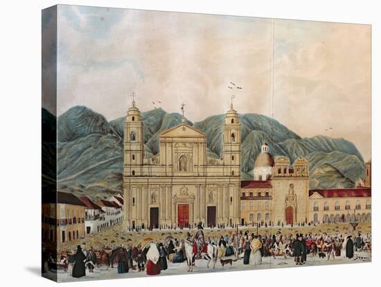 The Plaza de Bolivar, Bogota, 1837-J. Castillo-Premier Image Canvas