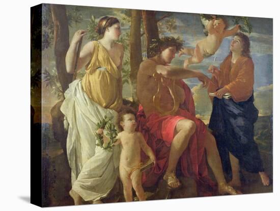 The Poet's Inspiration-Nicolas Poussin-Premier Image Canvas