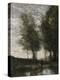 The Pond, Cowherd-Jean-Baptiste-Camille Corot-Premier Image Canvas