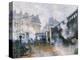 The Pont De L'Europe, Gare Saint-Lazare, 1877-Claude Monet-Premier Image Canvas