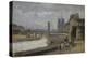 The Pont De La Tournelle, Paris, 1862-1864-Stanislas Lepine-Premier Image Canvas