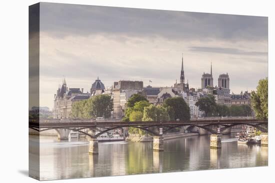 The Pont Des Arts with Ile De La Cite in the Background, Paris, France, Europe-Julian Elliott-Premier Image Canvas