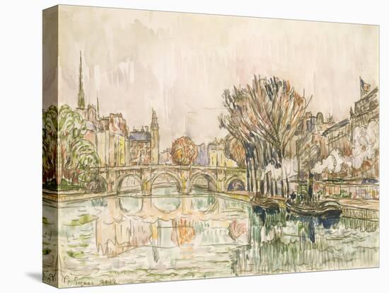 The Pont Neuf, Paris-Paul Signac-Stretched Canvas