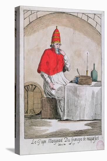 The Pope Eating Roquefort Cheese, 1791-null-Premier Image Canvas