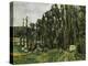 The Poplars, c.1879-82-Paul Cézanne-Premier Image Canvas