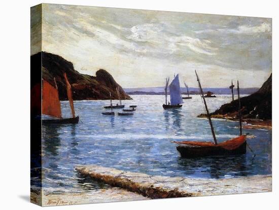 The Port, Island of Brehat, Brittany, 1892-Maxime Emile Louis Maufra-Premier Image Canvas