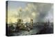 The Port of Amsterdam, View of the Ij, 1666-Ludolf Backhuysen-Premier Image Canvas