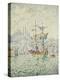 The Port of Constantinople; Le Port de Constantinople, 1907-Paul Signac-Premier Image Canvas