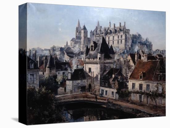 The Port of Cordelieres and Castle Loches, 1891-Emmanuel Lansyer-Premier Image Canvas