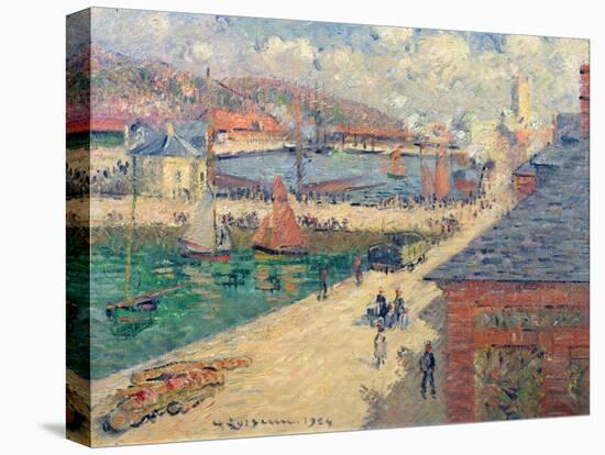 The Port of Fecamp, 1924-Gustave Loiseau-Premier Image Canvas