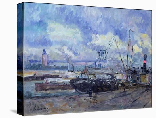 The Port of Rouen-Albert-Charles Lebourg-Premier Image Canvas