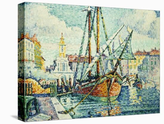 The Port of St. Tropez; Le Port de St. Tropez, 1923-Paul Signac-Premier Image Canvas