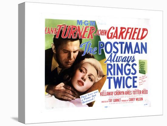 The Postman Always Rings Twice, Lana Turner, John Garfield, 1946-null-Premier Image Canvas