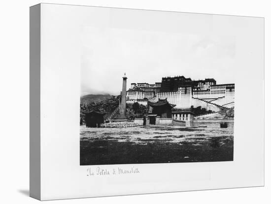 The Potala and Monolith, Lhasa, Tibet, 1903-04-John Claude White-Premier Image Canvas