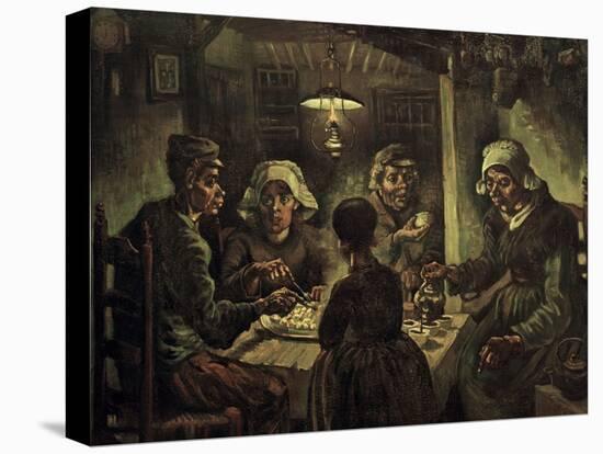 The Potato Eaters-Vincent van Gogh-Premier Image Canvas