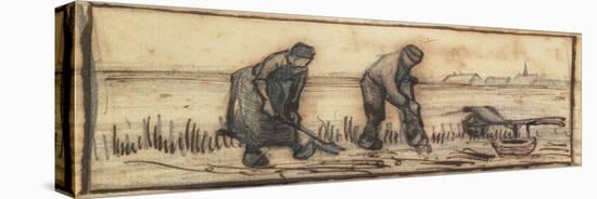 The Potato Harvest, from a Series of Four Drawings Representing the Four Seasons-Vincent van Gogh-Premier Image Canvas