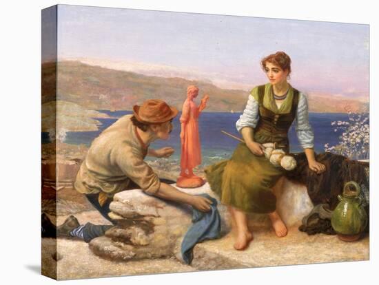 The Potter's Courtship, C.1886-Arthur Hughes-Premier Image Canvas