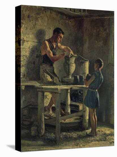 The Potters, 1873-Filippo Palizzi-Premier Image Canvas