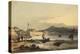 The Praya Grande, Macao, from the South, with St Peter's Fort to the Left, 1830-1845 (W/C on Paper)-George Chinnery-Premier Image Canvas
