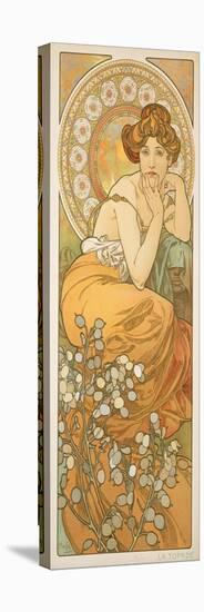 The Precious Stones: Topaz, 1900-Alphonse Mucha-Premier Image Canvas