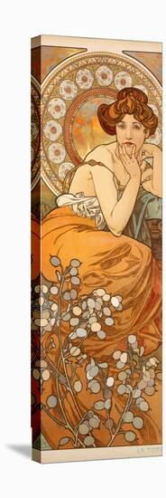 The Precious Stones: Topaz, 1900-Alphonse Mucha-Premier Image Canvas