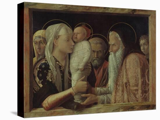 The Presentation in the Temple, Ca 1465-Andrea Mantegna-Premier Image Canvas