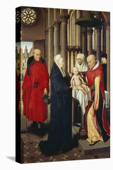 The Presentation in the Temple, Right Wing of Triptych: Adoration of the Magi, 1479-80-Hans Memling-Premier Image Canvas