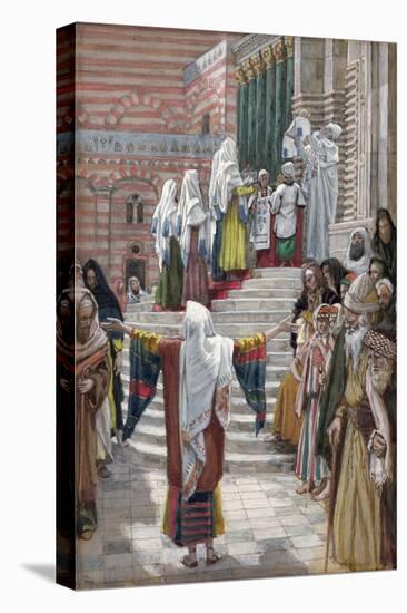 The Presentation of Christ in the Temple, Illustration for 'The Life of Christ', C.1886-94-James Tissot-Premier Image Canvas