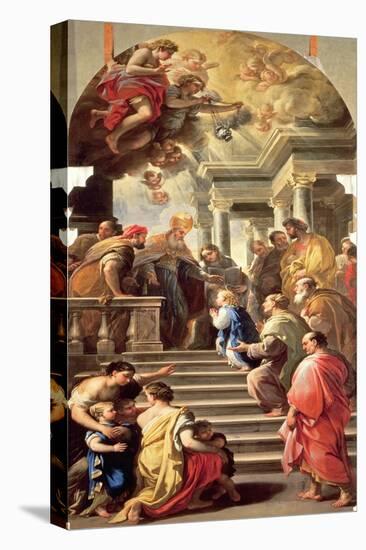 The Presentation of the Virgin at the Temple-Luca Giordano-Premier Image Canvas