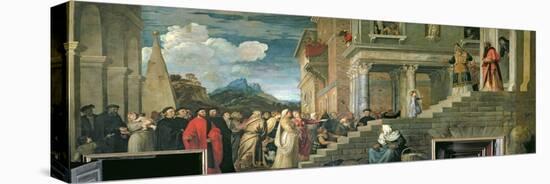 The Presentation of the Virgin in the Temple, 1534-38-Titian (Tiziano Vecelli)-Premier Image Canvas