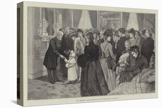 The President's Public Reception at the White House, Washington-Henry Charles Seppings Wright-Premier Image Canvas