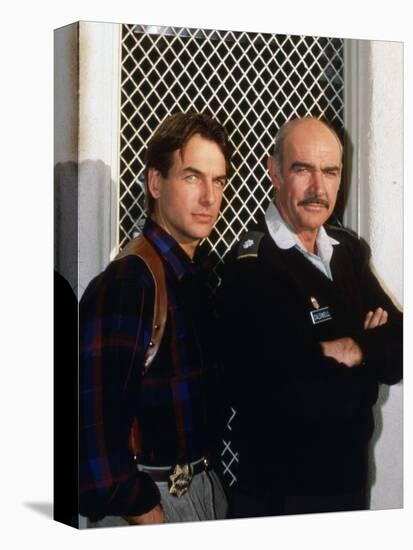 The Presidio by PeterHyams with Sean Connery and Mark Harmon, 1988 (photo)-null-Stretched Canvas